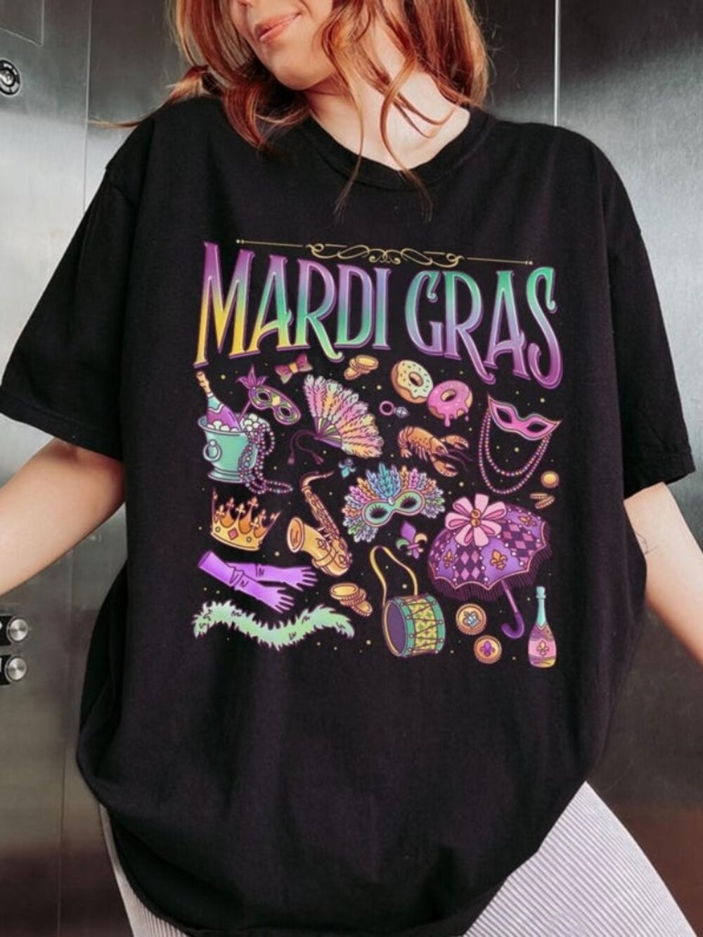 Let The Good Times Roll Mardi Gras T-shirt, Festival Graphic Tee